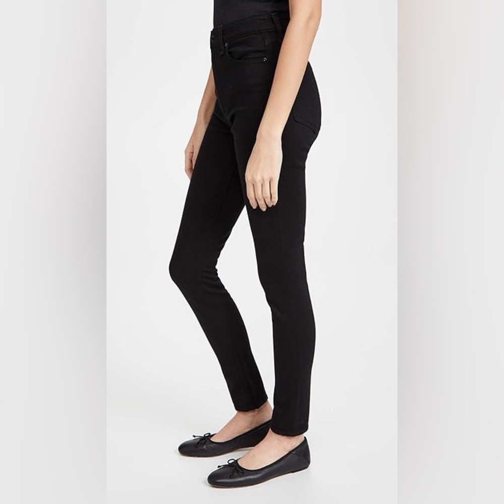 LN WOMEN’S RAG & BONE HIGH RISE SKINNY JEANS. MID-WEIGHT, SUPER STRETCH, ANKLE L - Picture 3 of 6